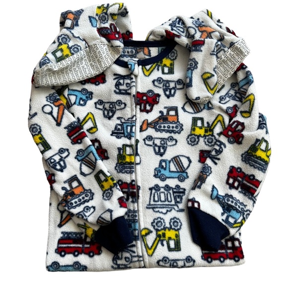 Absorba Other - Absorba Toddler Construction Footie Pajamas